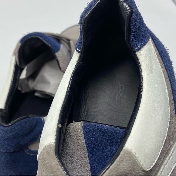 Mens Suede & Leather Sneakers Greca Design - Picture 6 of 16